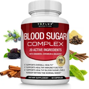 Blood Sugar Complex Supplement – 60 Capsules